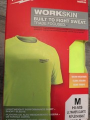 Milwaukee Workskin Lightweight Performance Shirt – Short Sleeve Hi Vis Yellow