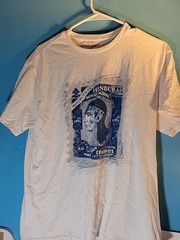 Pacer Mens Travel Honduras Postage Stamp T Shirt Size L
