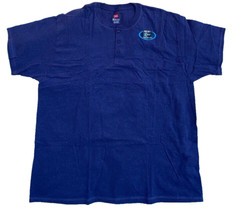 Hanes Tagless short Sleeve T-Shirt Comfort Cotton Soft Plain Navy Tee Mens, 2XL
