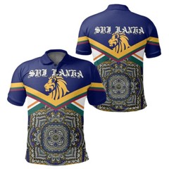 Mens Sri Lanka Polo T-Shirt Summer Souvenir Short Sleeve Tee Shirt Tops Pullover