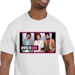 Pretty in Pink T-Shirt NEW *Pick your color & size* 80’s movie