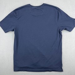 Tommy Bahama Mens Navy Blue Pima Cotton Pocket T-Shirt Marlin UPF 30 Small