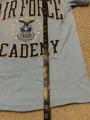 Vintage 90’s Air Force Academy T-shirt USAFA Puff Print Size Medium