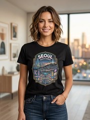 Seoul South Korea City Graphic T-Shirt Unisex Travel Tee