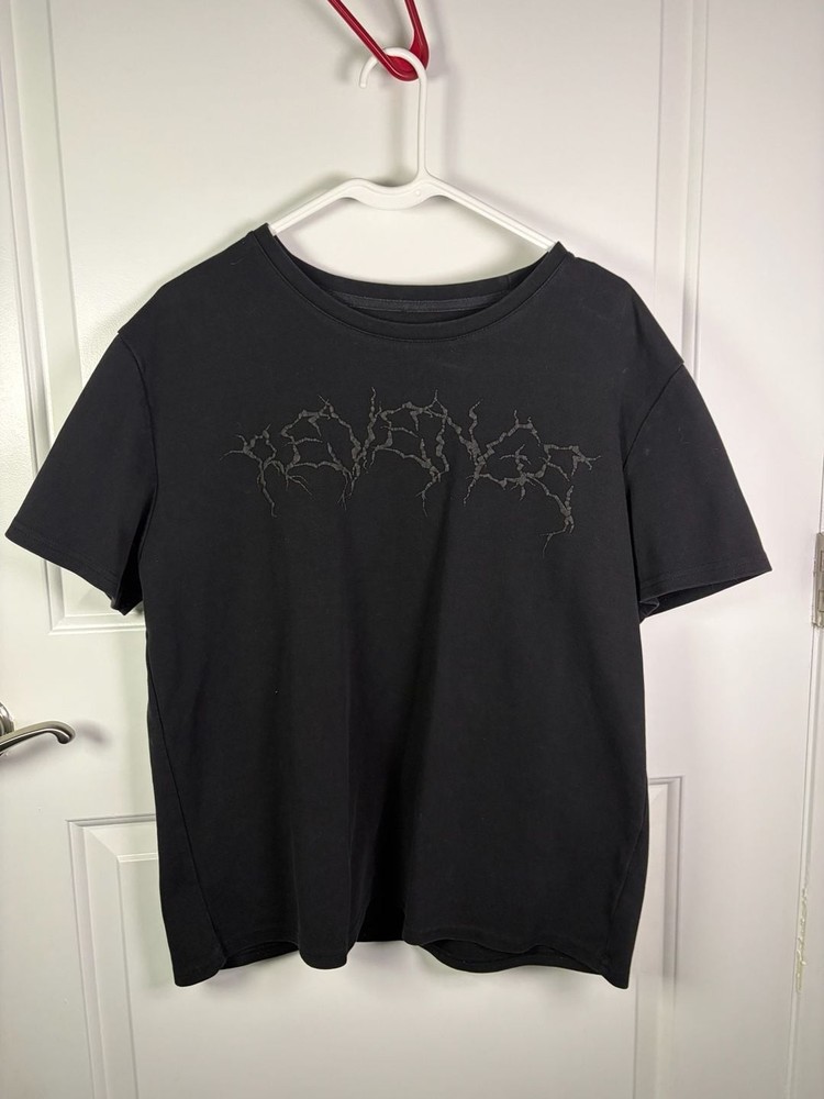 Revenge Embroidered Black T-Shirt