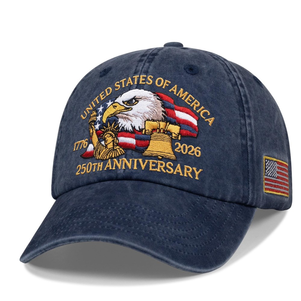 250 Anniversary USA Hat,United States of America 250th Anniversary Cap,US Pat…