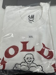 90s GOLD’S GYM SAUDI ARABIA GRAPHIC WHITE T-SHIRT