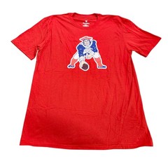 Fanatics Mens New England Patriots Diggs 8 Red Pat Patriot Graphic T-Shirt Large
