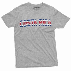 Costa Rica T-shirt Flag Patriotic Nationality Country Costa Rica Tee Shirt