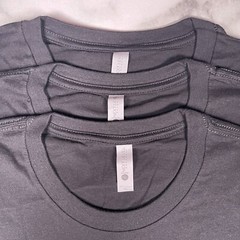 Lot of 3 Next Level Unisex Premium Black TShirts Plain Super Soft US Size XL
