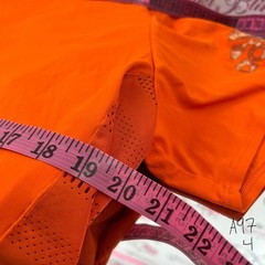 adidas T-shirt top stretchy Orange Short-Sleeve Athletic Tee