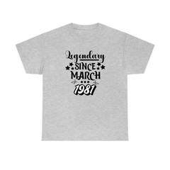 March Birthday shirt customise year born in March birthday in March
