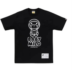 A Bathing Ape – Bape x Joshua Vides Baby Milo. Black. Size XXL