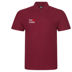 City & Guilds Polo shirt customised embroidered with company name or any text