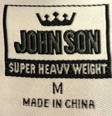 Plain Tall T-shirts Round Neck[JOHN SON]Super Heavy Weight[L~7XL]Big Size Single