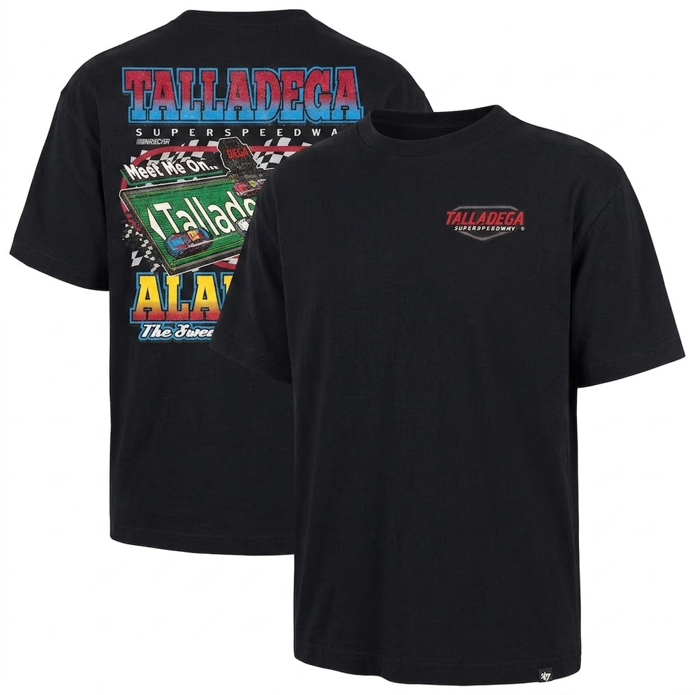 Talladega Superspeedway ’47 Backer Racing Fan Track Graphic T-Shirt