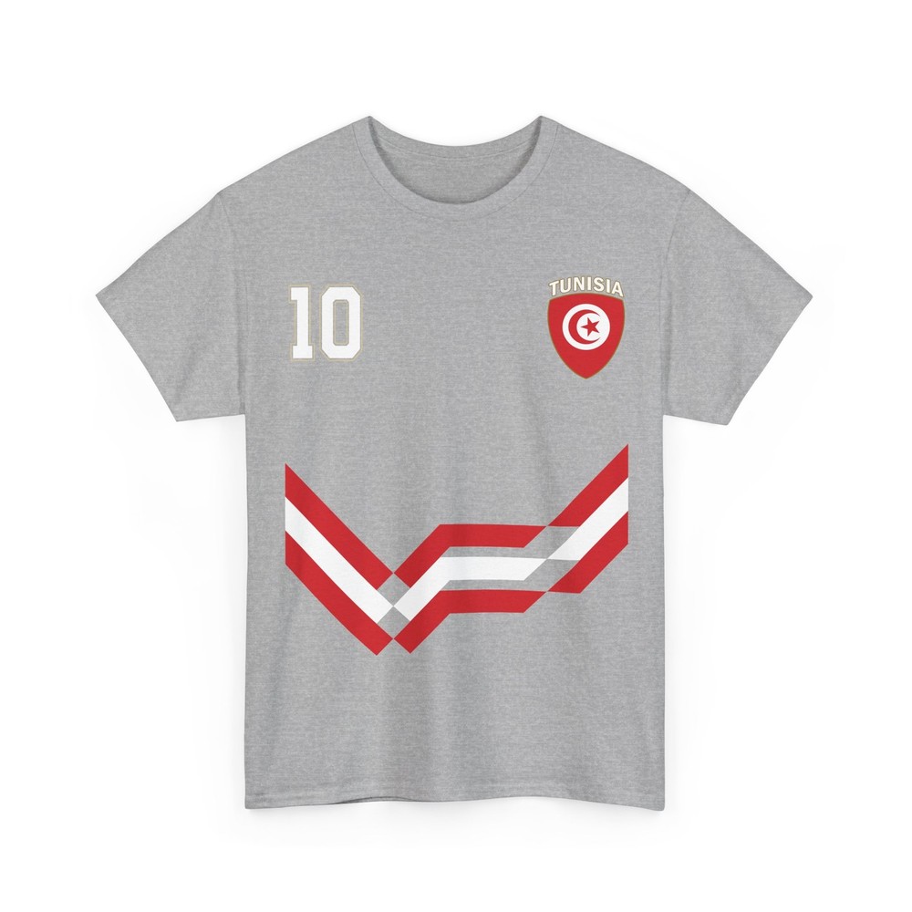Tunisia Number 10 Soccer Shirt, Tunisian Soccer 2026 Jersey Style Shirt