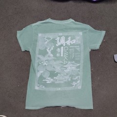 Global Hiatus Osaka Noble Origins Green Crew Neck Cotton Knit Tee Men’s S