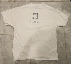 Vintage Apple Store Promo Shirt XL Keystone Y2K Mac Computers
