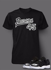 Mens Pro Club Shaka RTP Tee Shirt to Match AIR J11 Barons 45 Shoe Big Tall Small