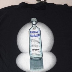 Absolut Iraq Peacemakers Shirt Mens XL Black Military Vodka Graphic Funny Tee T