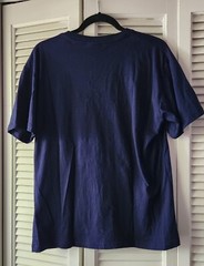 Danmark 100% Combed Cotton Embroidered Tee Navy Blue Medium Denmark