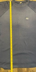 Vintage Hands-Off Classic Short Sleeve Navy T-Shirt (XL) Heavy Wear