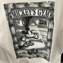 Vintage Disney Mickey’s Gym T Shirt Size XL Boxing