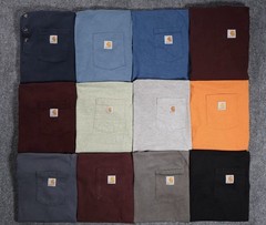 Carhartt Pocket Tee Bundle Lot of 12 Size Small (S) Workwear T Shirts USA Mix