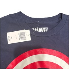 Marvel Captain America Shield Logo Graphic T-Shirt Men’s Medium Blue MSRP $20.50