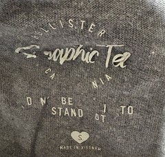 Lot Of 5 T-Shirts Girls 12/14 Nike Guess Hollister Zara Looney Tunes Logo Casual