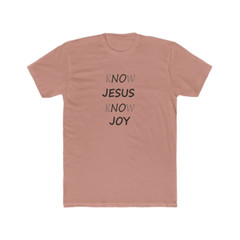 Next Level 3600 Soft Cotton Tee “KNOW JESUS KNOW JOY”