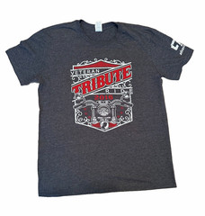 Veteran Tribute Ride 2016 POW Large Harley Davidson Motorcycle T-Shirt USA Flag
