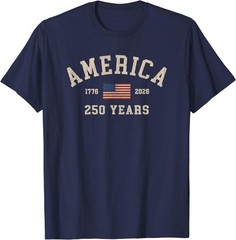 America 250 Years USA United States Flag July 4th 2026 1776 T-Shirt