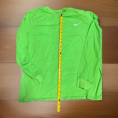 Nike The Nike Tee Green Long Sleeve Men’s T-Shirt XL Athletic Cut