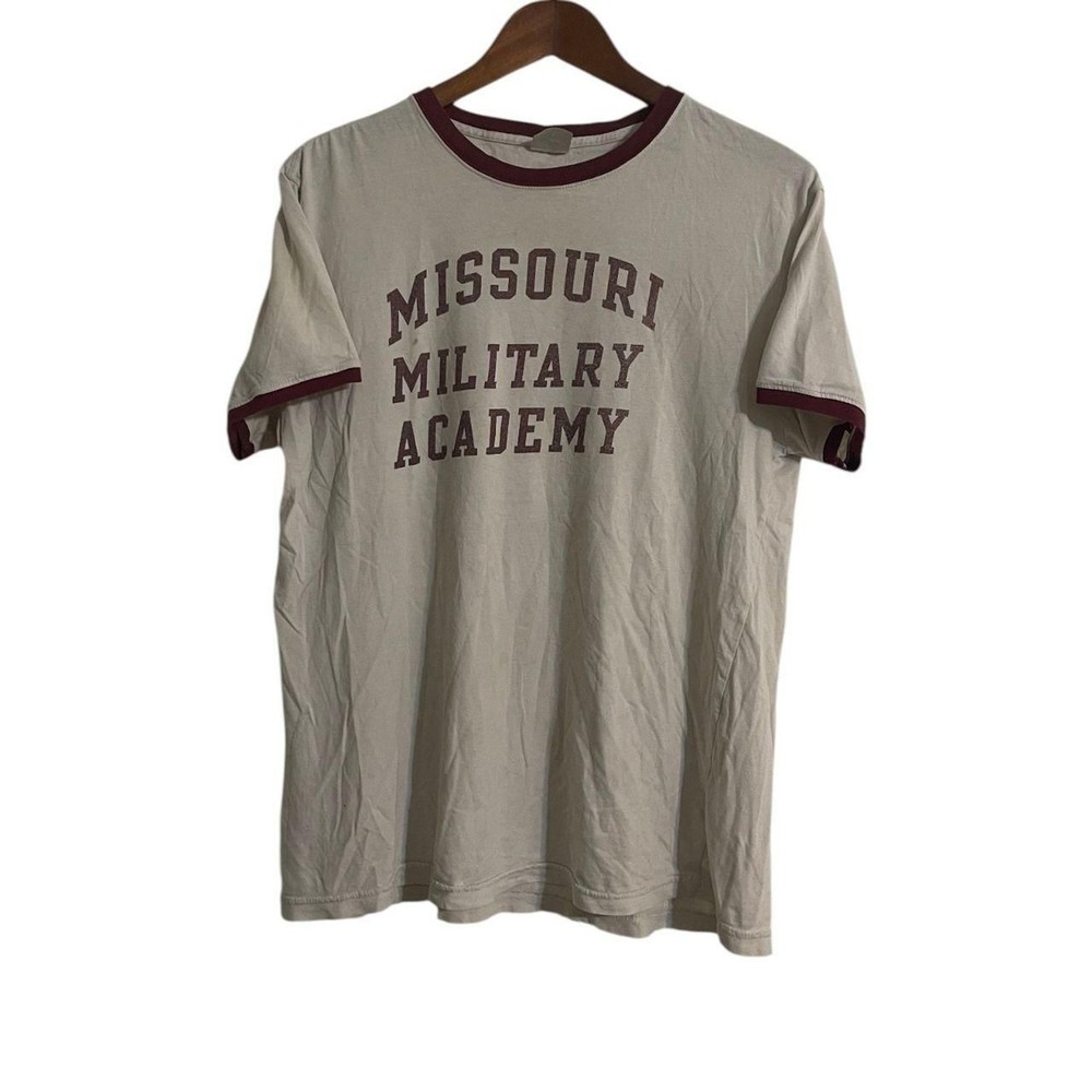 Vintage Missouri Military Academy Ringer T-Shirt Summit Sportswear Men S