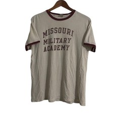 Vintage Missouri Military Academy Ringer T-Shirt Summit Sportswear Men S