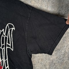Revenge Streetwear Black Double Sided Spider Graphic T Shirt Mens Size XL 23×29