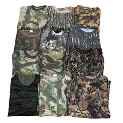 VTG Realtree Mossy Oak Camouflage T-Shirt Men’s Mixed Size Lot of 12 Hunting 90s