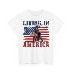 Apollo Creed Living In America, Patriotic Boxing Fourth Of July Vintage America