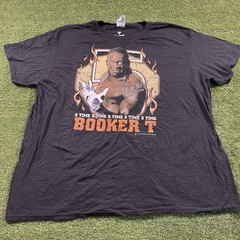 WWE Booker T Black T-Shirt Fanatics Tee NWOT 2XL