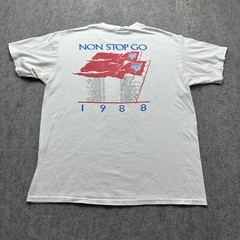 Vintage Robert Plant Non Stop Go Tour Shirt Men XL White 1988 Spring Ford