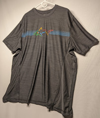 Greg Norman Play Dry Men’s Black Short Sleeve Crew Neck T-Shirt Size XXXL
