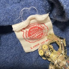 EXC. NON STOCK T Shirt Mens Large Blue 100% Cotton Crewneck Solid Tee