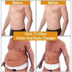 Men’s Slimming T-shirt Weight Loss Body Shaper Tank Tops Chest Compression Shirt