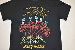 A-Lab Mens Wavy Gang Black T-Shirt New S, M, L, XL, 2XL