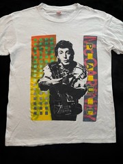 Vintage 1990 Paul McCartney World Tour Friends of the Earth T-Shirt