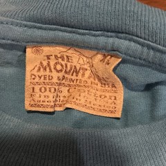 The Mountain Men’s T-shirt Blue Kokapelli Native Leather Tag XL NWOT