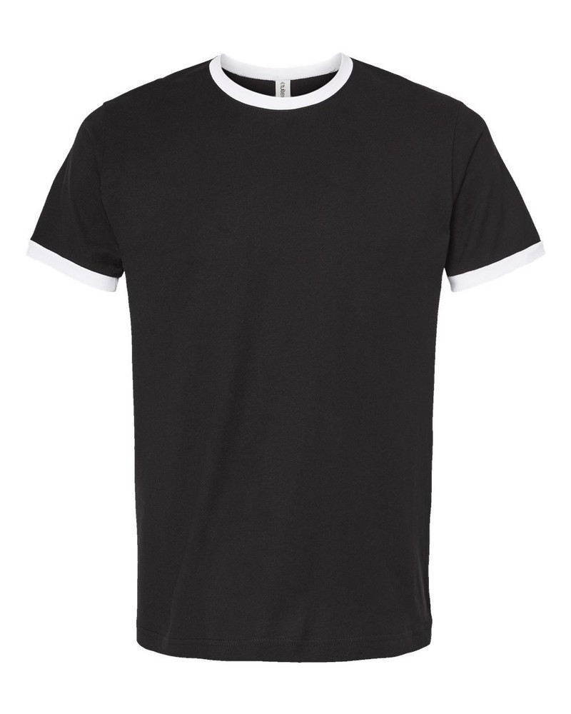 Tultex Unisex Premium Ringspun Short Sleeve Fine Jersey Ringer T-Shirt – 246