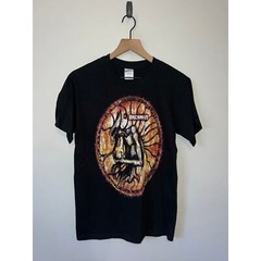 2009 Arcanium Metal Concert Tour Graphic Black Shirt 2000s S Small Y2K